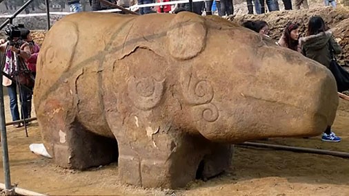 Қытай археологтары 8 тонналық ескерткіш тапты