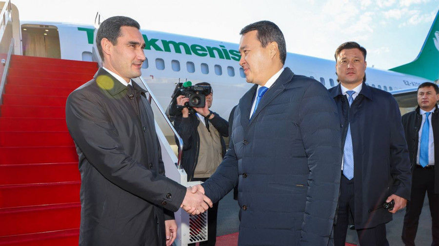 Түрікменстан президенті Қазақстанға алғаш рет сапармен келді
