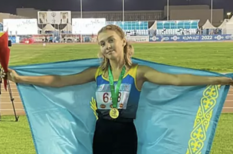 16 жастағы қазақстандық спортшы жеңіл атлетикадан Азия чемпионы атанды