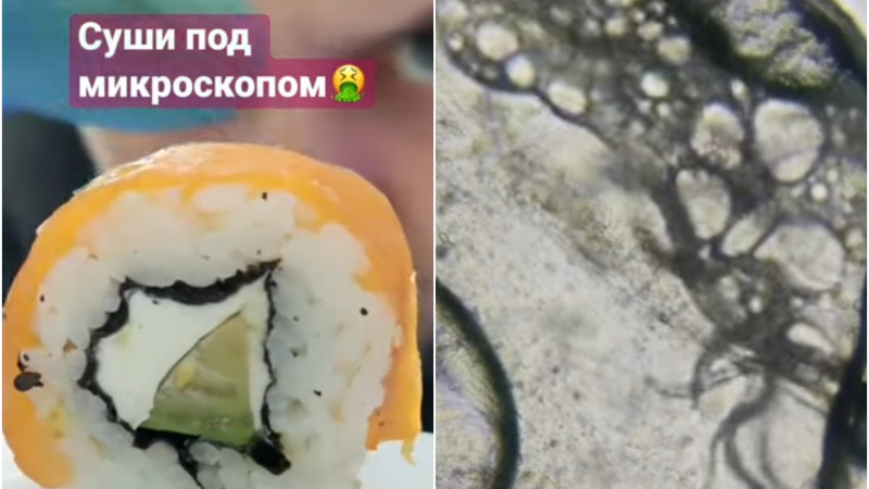 Жапон тағамындағы паразиттері бар танымал видеоны қазақстандық дәрігер бағалады