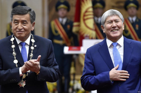 Қырғызстанның экс-президенттерінің бас қосуы: Жээнбеков Атамбаевпен татуласқанын айтты