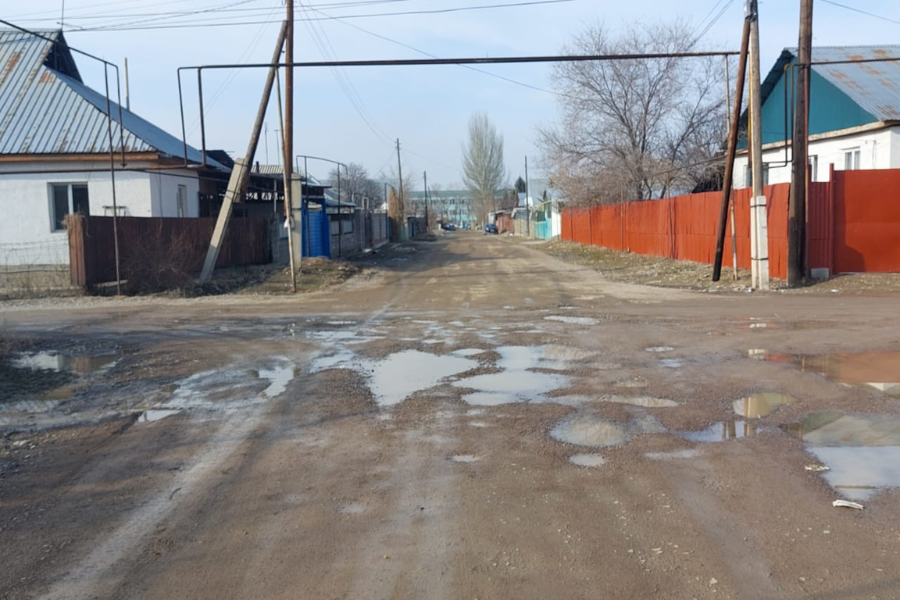 Жол құрылысына жауапты компания өз міндетін орындамаған. Алматы облысында қырық жылдан бері жөндеу көрмеген көшелер бар 