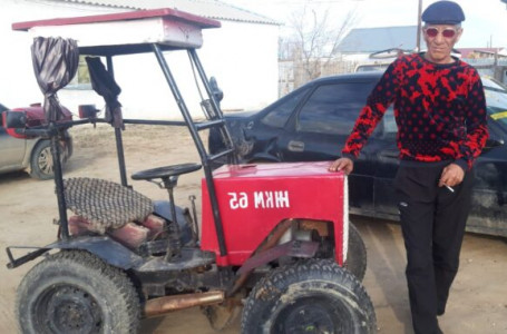 Ақтөбе облысының тұрғыны трактор құрастырып шығарды