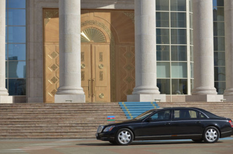 Әзербайжан президенті Астанада қандай көлікпен жүр?