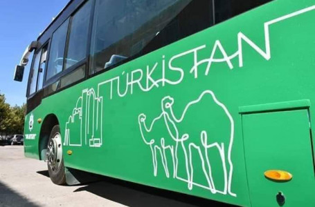 Түркістанда 46 автобус жаңарып, 456 аялдама орнатылады