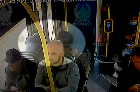 Алматыда автобуста телефон ұрлап жатқан әйелдің әрекеті видеоға түсіп қалды