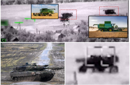 Ресей Leopard танктерін жою кадрларын көрсетті. Видеодағы техника комбайндар екені анықталды   