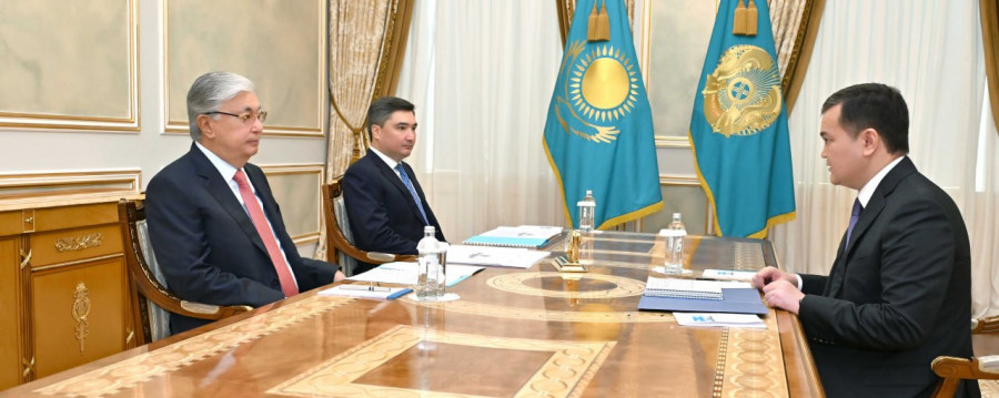 Президент Астана әкімі Жеңіс Қасымбекті қабылдады