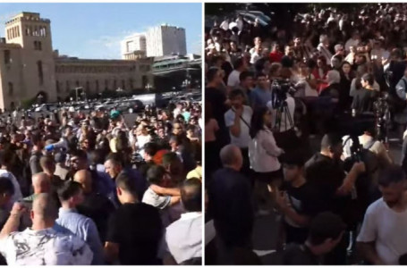 Әзербайжанның Қарабақтағы операциясы: Ереванда үкіметке қарсы митинг өтіп жатыр