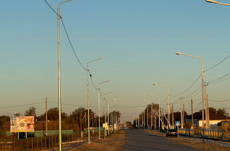 Қызылорда облысы Сырдария ауданында электр желілері жаңартылып жатыр