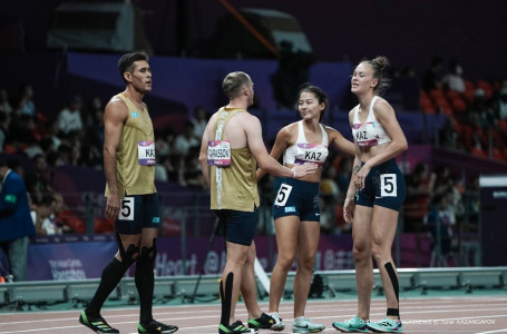 Азия ойындары: эстафеталық жүгіру сайысында Қазақстан құрамасы қола медаль жеңіп алды