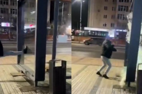 Астанада аялдаманың әйнегін сындырған адамды видеоға түсірген тұрғын қамауға алынды