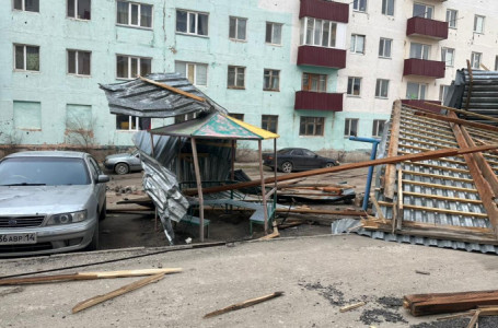 Павлодар облысында қатты желден 40 ауыл жарықсыз қалды