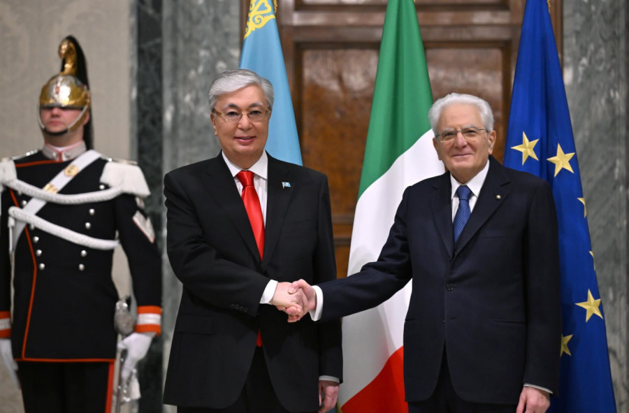 Тоқаев Италия президентімен келіссөз жүргізді
