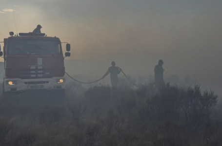 Қарағанды облысында дала өрті өршіп, екі адам ауруханаға түсті