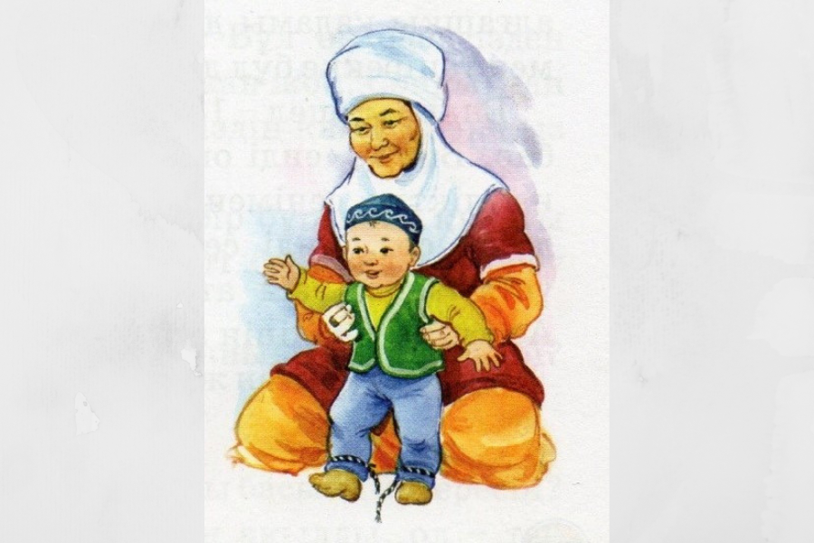 Казахские рисунки. Картина казахский ребенок. Казахский ребенок рисунок. Тусау кесу рисунок.