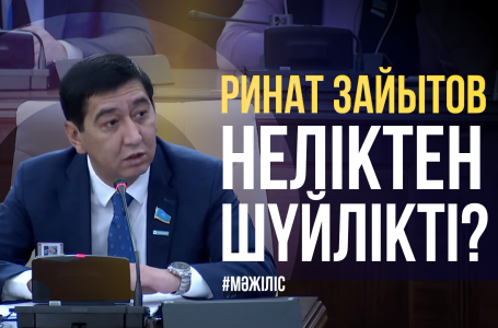 Ринат Зайытов неліктен шүйлікті / Туризм және спорт министрлігін неге сынады / 13.11.2024