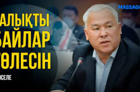 “Салықты байлар төлесін - депутат Әбенов / Мәжілістің жалпы отырысы